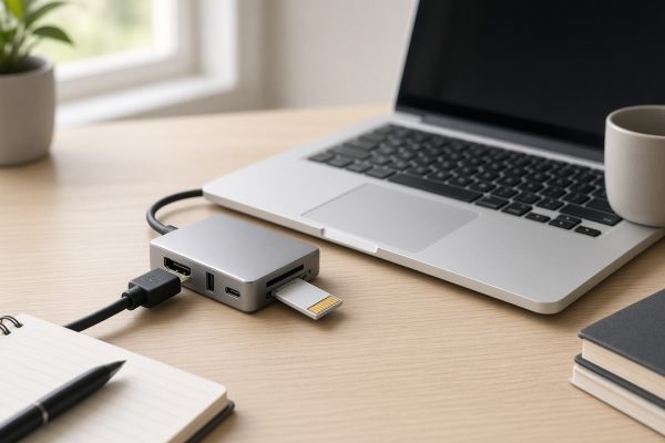 Hub USB-C laptop sinh viên: một thanh thay vài đầu chuyển